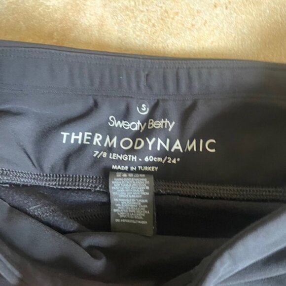 Sweaty Betty Thermodynamic Black Length 7/8 Leggings Size Small Pants - Picture 2 of 3